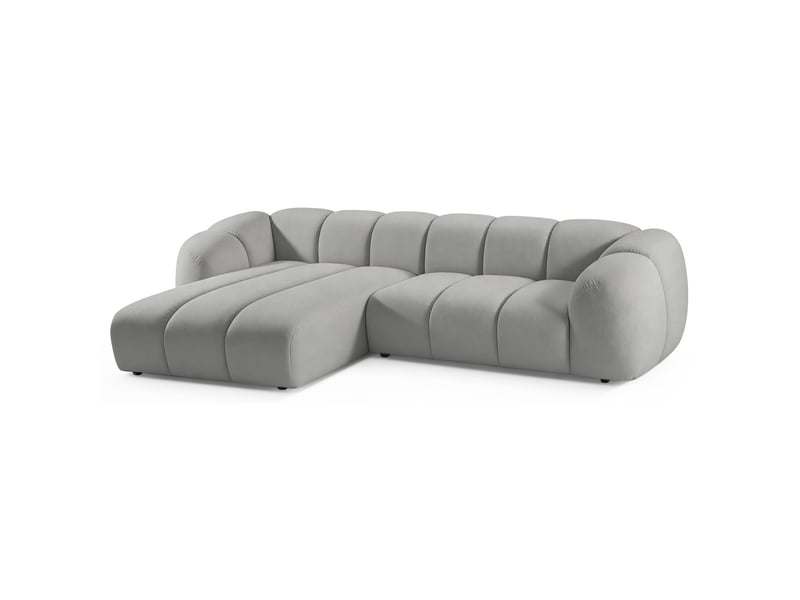  Selsey millma - canapé d'angle - 300 cm - velours gris clair Millma - Conforama A
