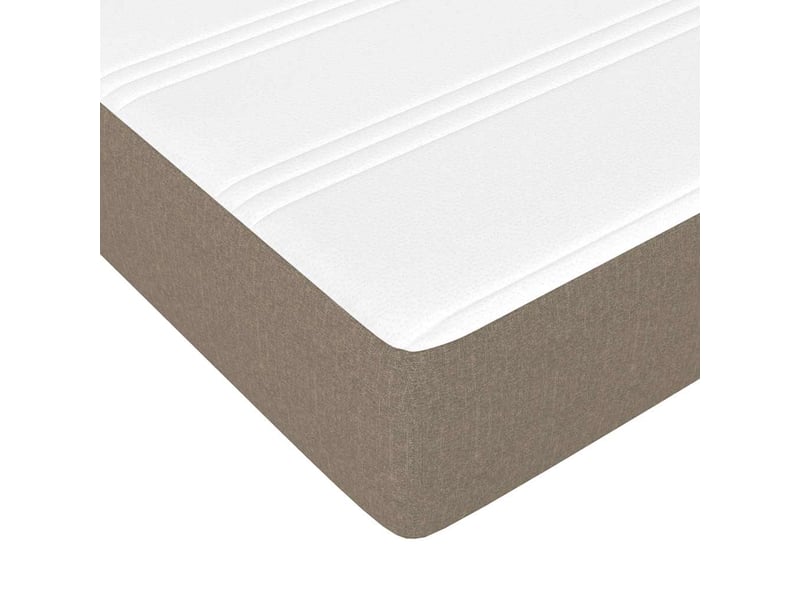  Matelas à ressorts ensachés pour enfants fermeté moyenne taupe 80x160 cm tissu  - Conforama E