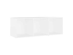 Meuble tv coloris blanc 107 cm <strong></strong>  <strong></strong>