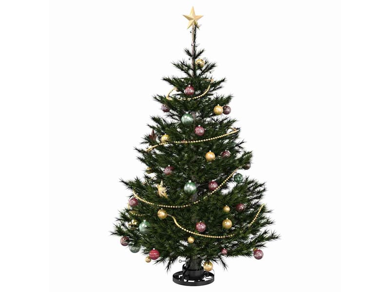  Pied de sapin de noël noir 40 x 40 x 21 cm acier cf61966  - Conforama C