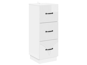 Armoire de rangement bureau, armoire à tiroirs 33 x 34.5 x 87 cm bois d'ingénierie shl2615