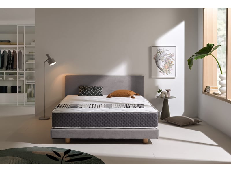Matelas à mémoire de forme au graphène luxury grafeno therapy - mi-ferme, mémoire de forme au graphène, âme hr 8435720049077 - Conforama B