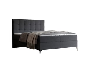 Lit coffre 140x200 cm IDOHOME BAILEY coloris noir
