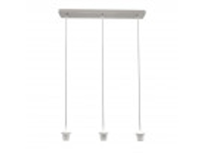  Armature de rampe de plafond fabrilamp nia nickel 3 x e27 réglable 15-105 cm 60x6 cm 201293R03 - Conforama B