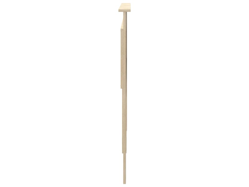Vidaxl tête de lit chêne sonoma 140 cm bois d'ingénierie  - Conforama E