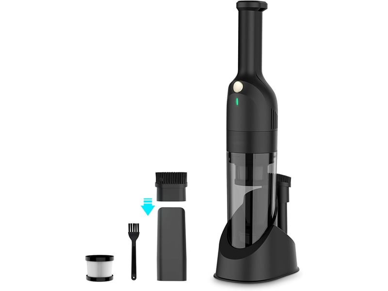  Aspirateur à main sans fil 10 000 pa avec 2 modes de puissance, filtre hepa, accessoires pour voiture et maison  - Conforama A