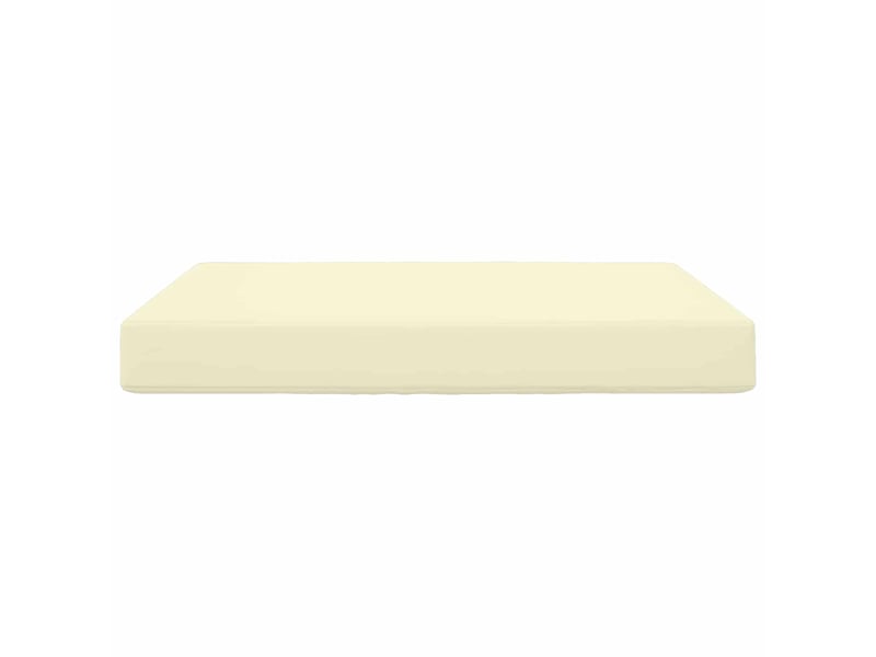  Coussin de canapé d'extérieur, coussin de chaise polyester crème 80 x 80 cm cf54079  - Conforama D