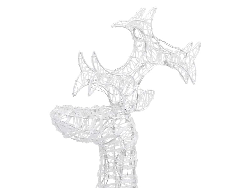  Renne de décoration de noël 90 led 60x16x100 cm acrylique  - Conforama E