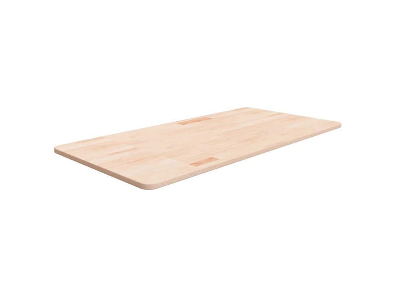  Comptoir de salle de bain, plan de travail 100x50x1,5 cm bois massif non traité cf65700  - Conforama B