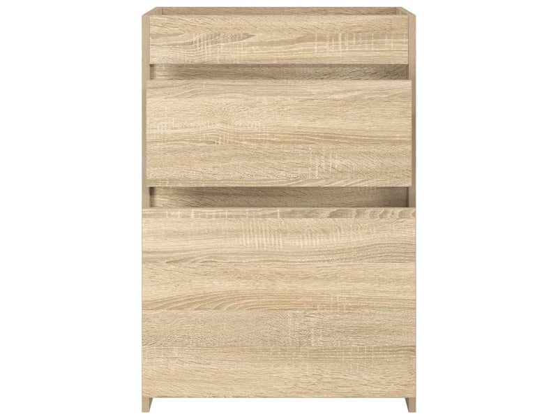  Meuble sous lavabo de salle de bain, commode chêne sonoma shl539  - Conforama D