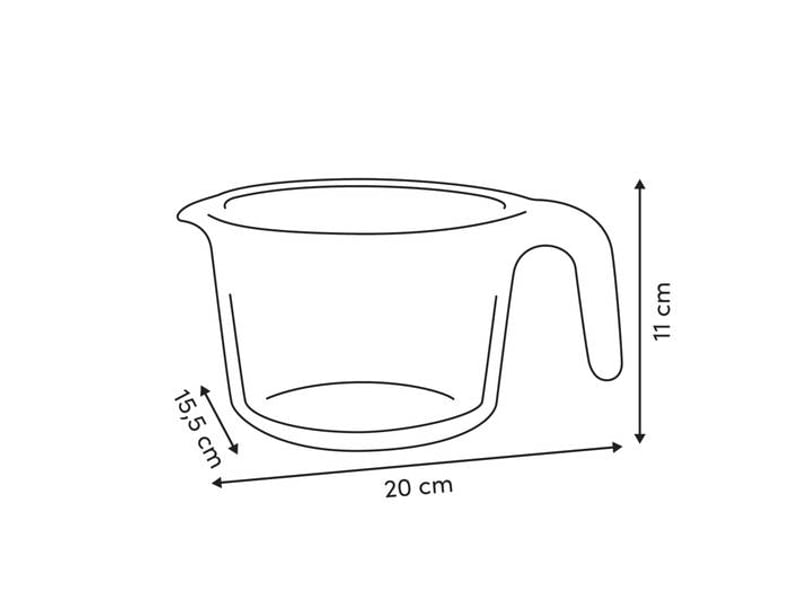  Verre doseur neo rond 1l transparent NEO - Conforama C