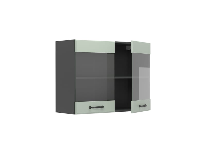 Vicco armoire en verre, mint campagneanthracite, 80cm - Conforama E