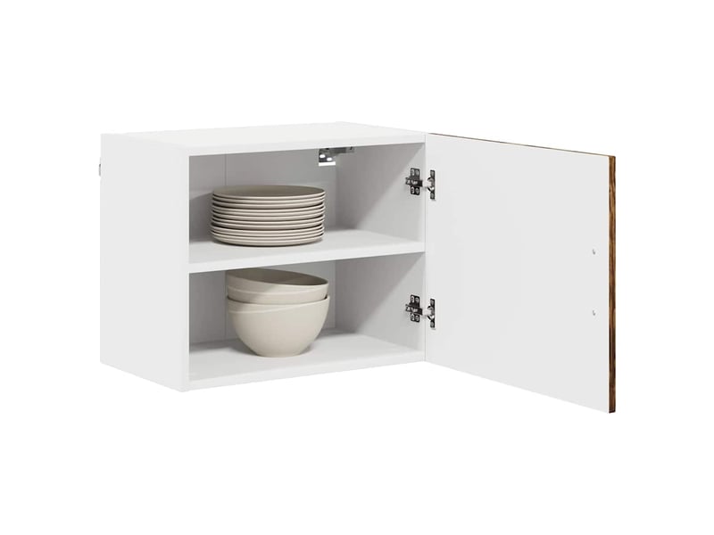 Meuble mural de cuisine | armoire de cuisine 2 pcs chêne fumé shl6308  - Conforama C