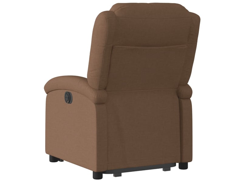  Fauteuil inclinable, fauteuil relax marron tissu shl24380  - Conforama E