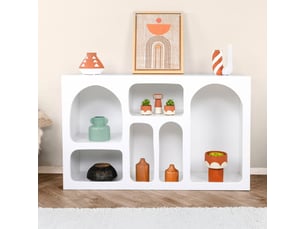 Console 0 tiroir(s)  coloris blanc <strong>MOBILIER DECO</strong> <strong></strong>