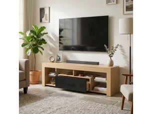 Meuble tv coloris bicolore 40 cm <strong>ATELIER CONFORTIEL</strong> <strong></strong>