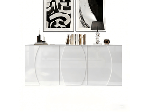 Buffet 3 porte(s)  0 tiroir(s) MAISENTIEL  - 150 cm coloris blanc 
