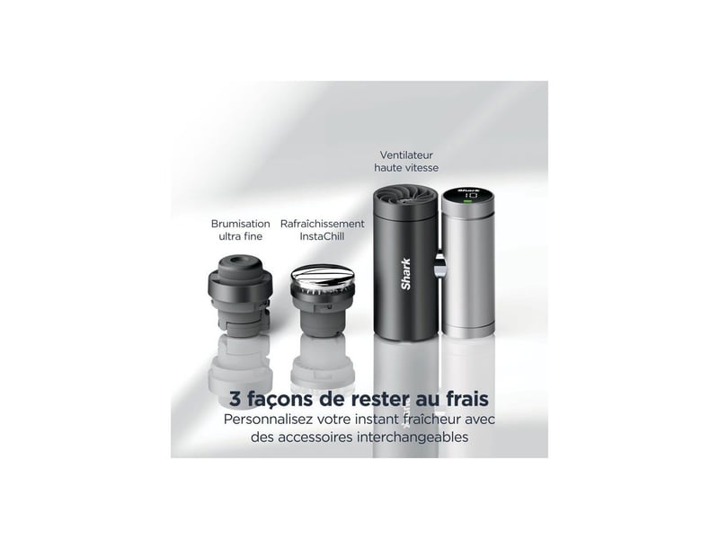  Ventilateur brumisateur portable 3 en 1 violet avec brume seche et refroidissement contact NIN0622356368339 - Conforama D