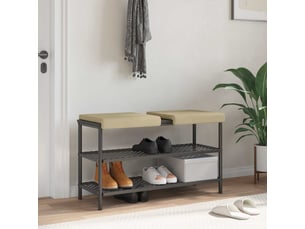 Lot de 2 coussins de banc, coussins d'assise, coussins pour chaisecanapé velours côtelé vert gris profondeur 35 cm cf52537