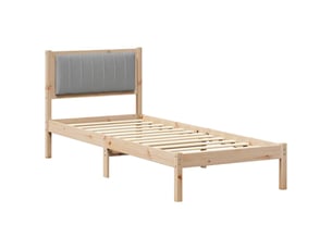 Lit simple 80x200 cm    coloris marron