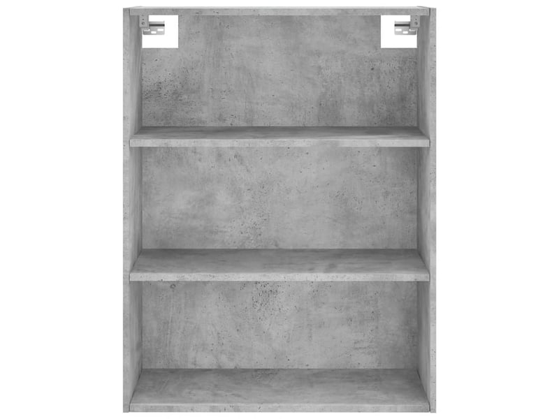  Buffet haut - bahut - meuble de rangement gris béton 69,5x34x180 cm bois d'ingénierie  - Conforama E
