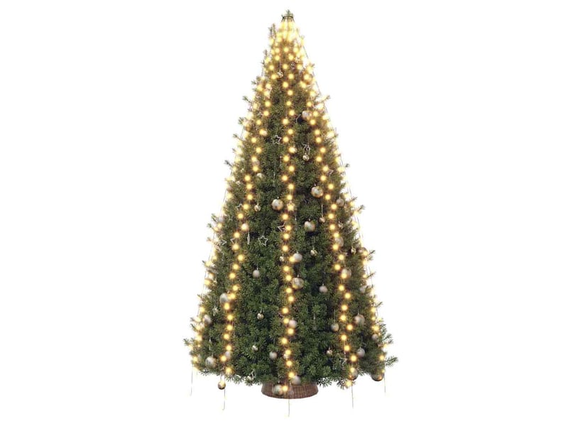 Guirlande lumineuse filet d'arbre de noël 400 led 400 cm  - Conforama C