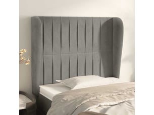 Tete de lit A poser largeur 93 cm <strong></strong> <strong></strong> argenté