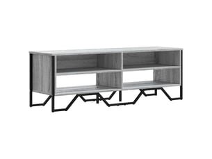 Meuble tv coloris gris 122 cm <strong></strong>  <strong></strong>