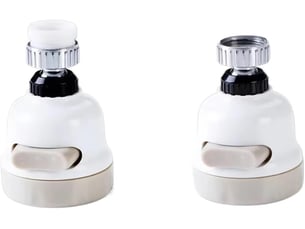 Robinet de cuisine avec aérateur pivotant de 360 degrés, jet réglable à 3 modes - robinet à faible consommation avec fonction pulse