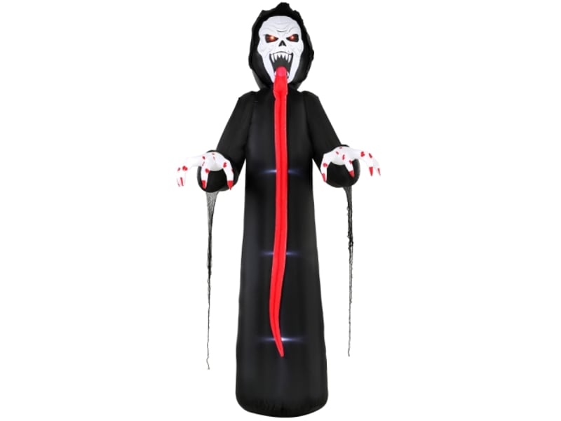  Squelette halloween gonflable 310 cm avec led – déco effrayante pour intérieur et extérieur  - Conforama A