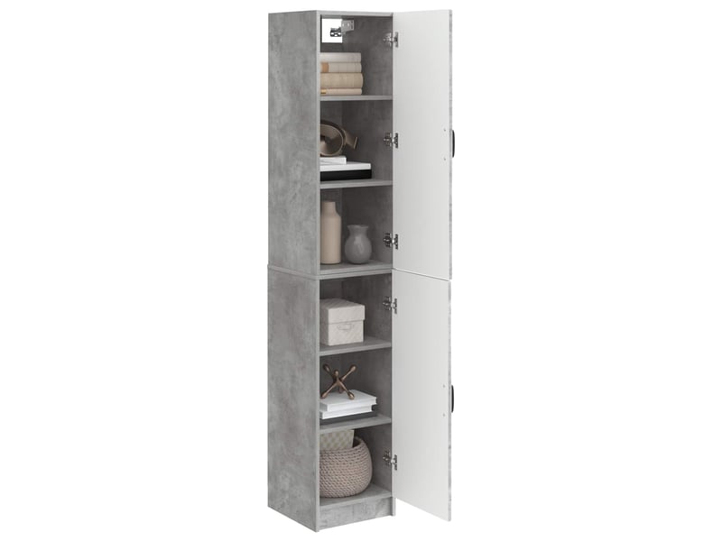  Buffet - ensemble de meubles 2 pc gris béton bois d'ingénierie  - Conforama C