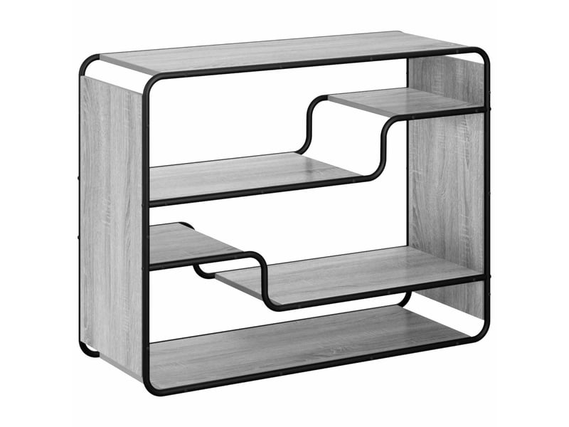  Buffet salon, buffet de rangement sonoma gris 98x37,5x75,5 cm bois d'ingénierie  - Conforama A