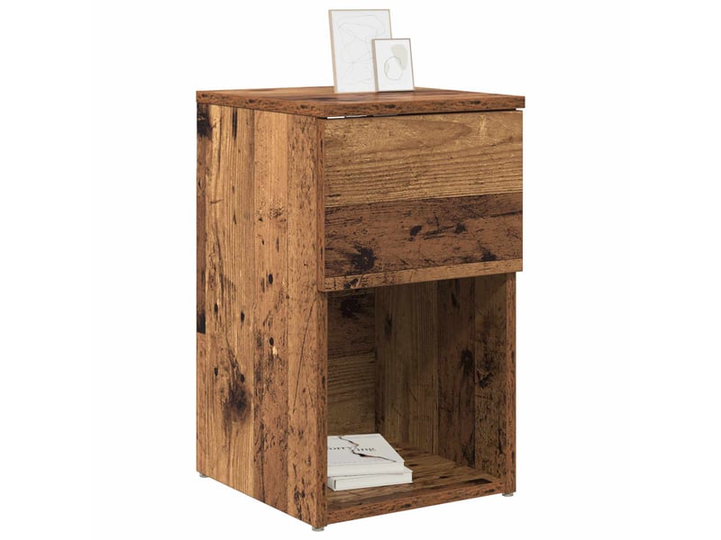  Table de chevet - table de lit 2 pièces bois ancien 29 x 31,5 x 49 cm  - Conforama B