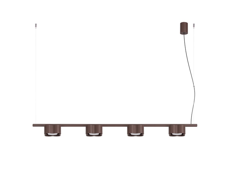  Lustre ovio 4 brun gx53 aluminium moderne 208x122x12cm SL.3377 - Conforama A