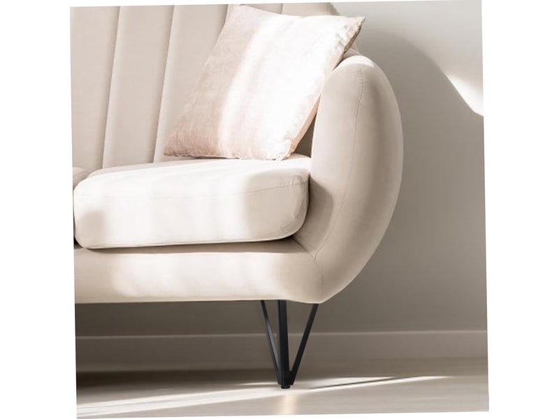  Meubles noirs réglables métal pour canapé table basse ou chaise robustes et durables  - Conforama E
