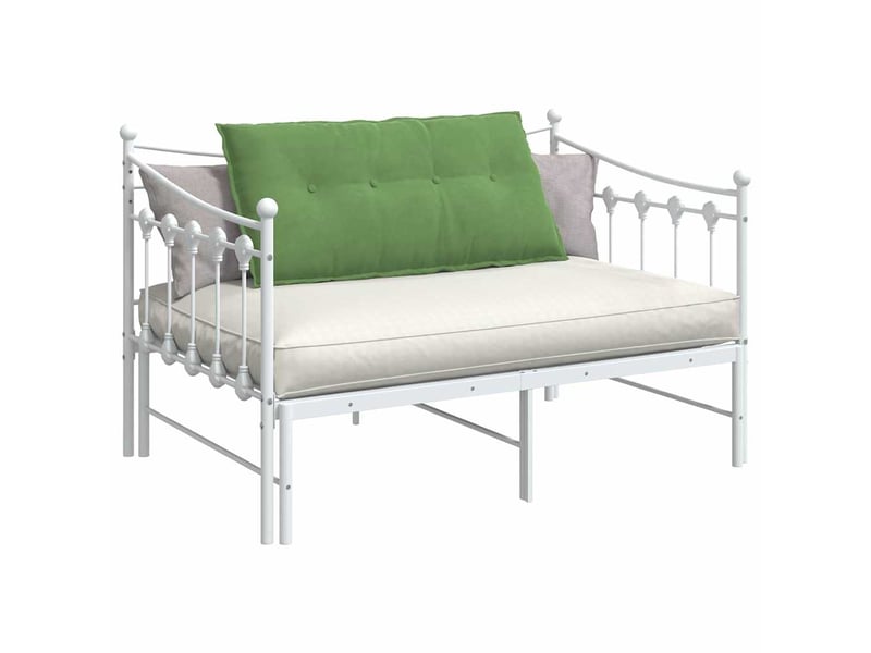 Coussin de dos, coussin de dossier vert clair 100 x 50 cm tissu en velours côtelé cf55039 - Conforama C