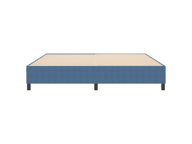  Lit double- lit adulte -  cadre de lit plateforme bleu 200 x 200 cm  - Conforama D