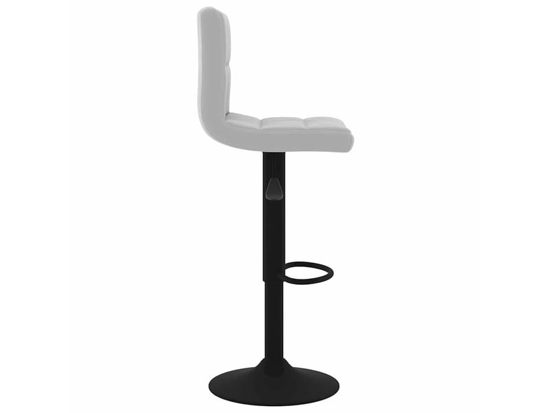  Lot de 2 tabouret de bar, chaise de bar gris clair velours shl38648  - Conforama E