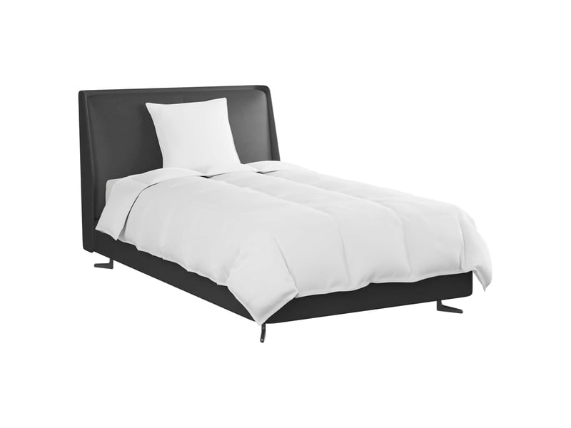  Duvet d'hiver avec oreiller 2 pcs - couette blanc plume de canard  - Conforama C