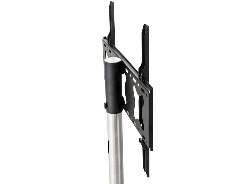 Support de télévison avec plateforme ronde ou carrée , acier inoxydable/rond  - Conforama D