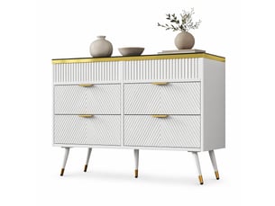 Commode 6 tiroir(s)    ULQENI  coloris bicolore largeur 120 cm