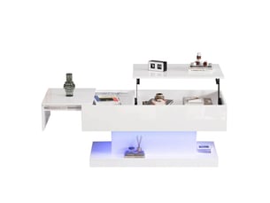 Table basse coloris blanc <strong>PEXCHO</strong> <strong></strong>