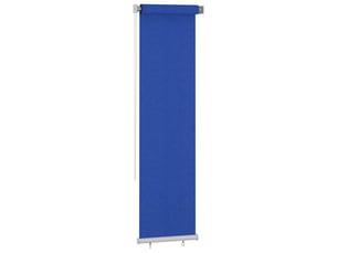 Store enrouleur, store roulant d'extérieur 65 (l) x 230 (h) cm hdpe bleu cf47412