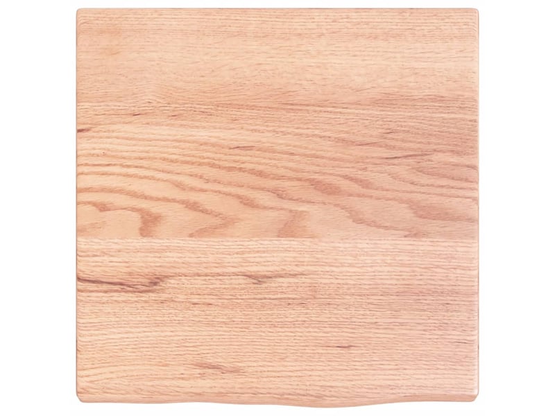 Comptoir de salle de bain, plan de travail marron clair 40x40x2 cm bois traité cf65823 - Conforama C