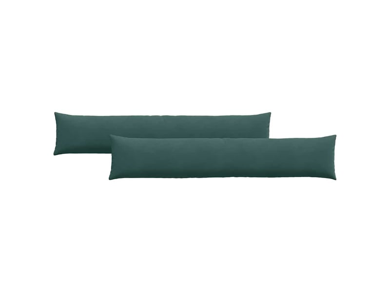  Lot de 2 coussins de canapé, coussins décoratifs vert foncé 200 x 40 cm cf59181  - Conforama A