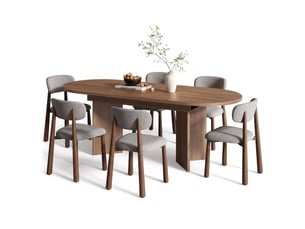 Ensemble table ovale  6 chaise(s)  <strong>BGSRYAO</strong> <strong></strong> 