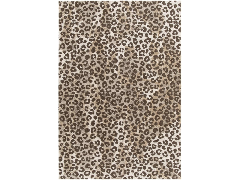  Bobochic tapis poils courts leone motif léopard beige 120x170 LEONE - Conforama B