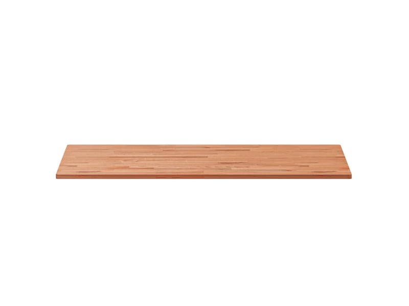 Comptoir de salle de bain, plan de travail 100x60x1,5 cm bois massif de hêtre cf65710  - Conforama D