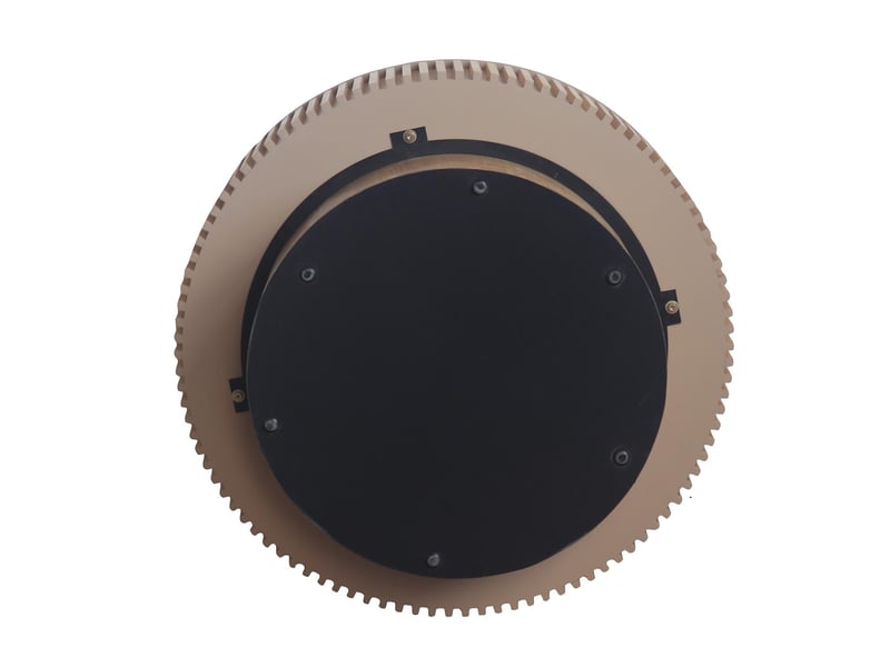  Table basse ronde avec rangement en mdf plaqué bois naturel ø75x35 cm - pangivo  - Conforama E