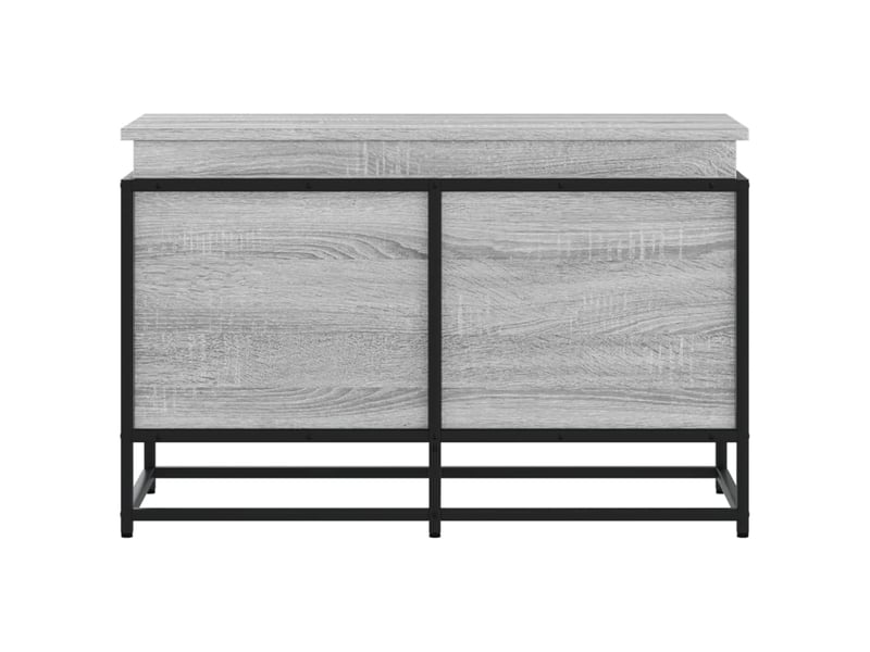  Boîte de rangement, coffre avec couvercle sonoma gris bois d'ingénierie shl11880  - Conforama D